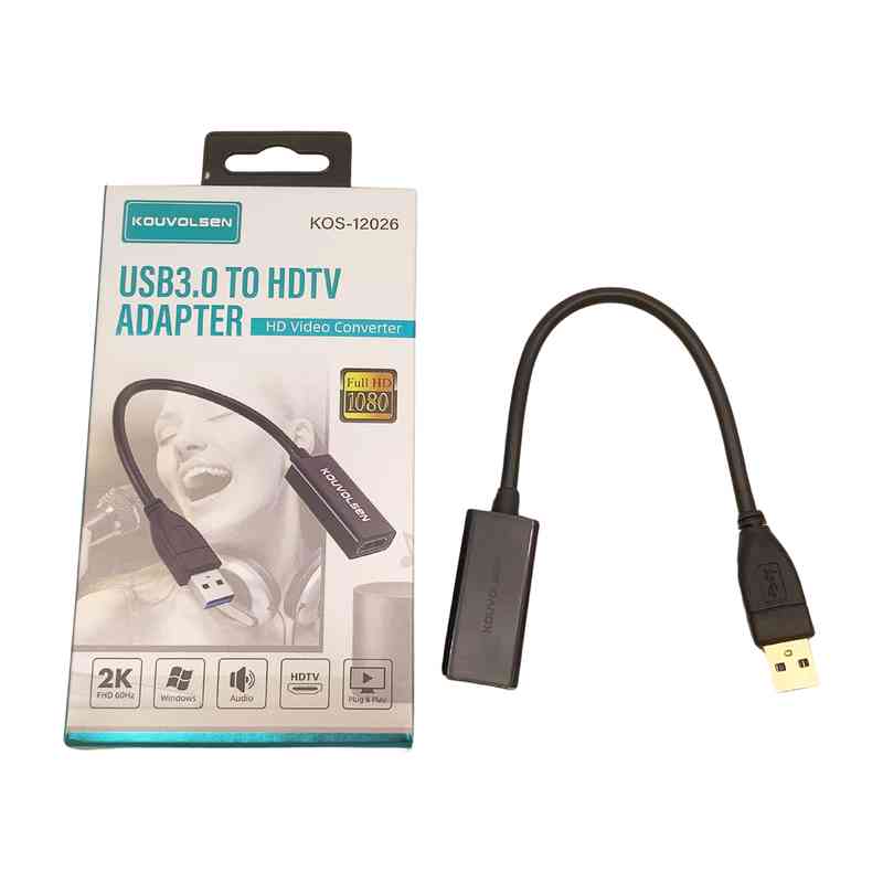 [HE1818] Adaptador USB 3.0 con entrada HDTV, en caja