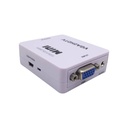 Adaptador conversor VGA a HDMI, en caja