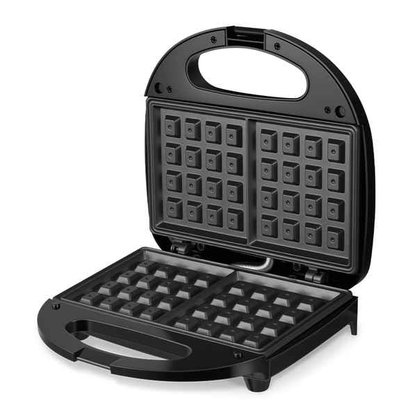 Wafflera eléctrica, antiadherente, 2 waffles, 750W, en caja WINNING STAR
