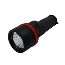 Linterna 1 led, 2pilas C, con mango de goma, en caja