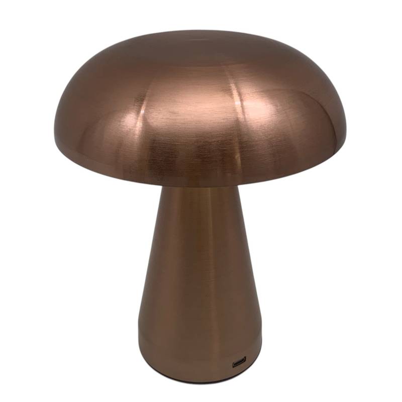 [HE1939] Lámpara portátil veladora de metal, táctil USB, en caja varios colores