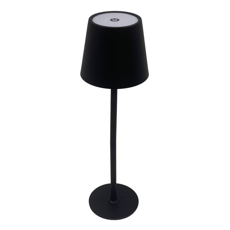 Lámpara portátil veladora de plástico, táctil USB, en caja