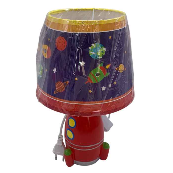 Portátil veladora infantil, cohete, en caja 2 colores
