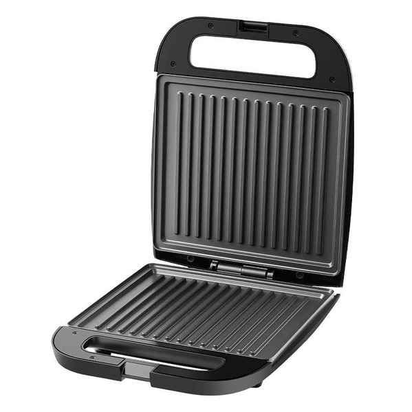 [HE2017] Sandwichera grill tostadora eléctrica, antiadherente, 1200W, en caja, WINNING STAR