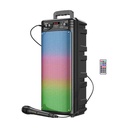 Parlante con micrófono, bluetooth 5.0 USB radio FM, HOCO, en caja