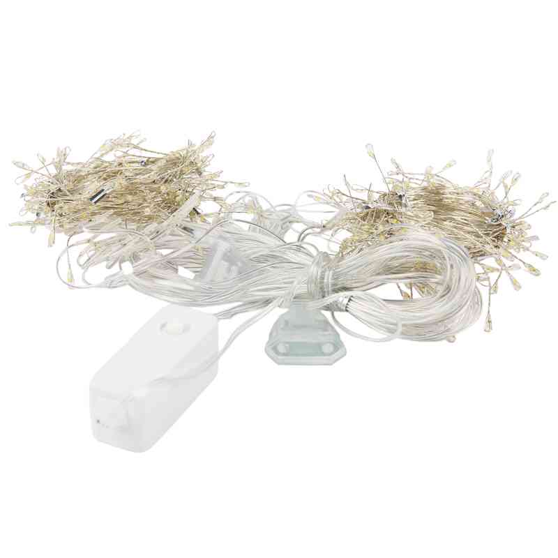 [HE2105] Luces led x400 blancas cortina, en caja