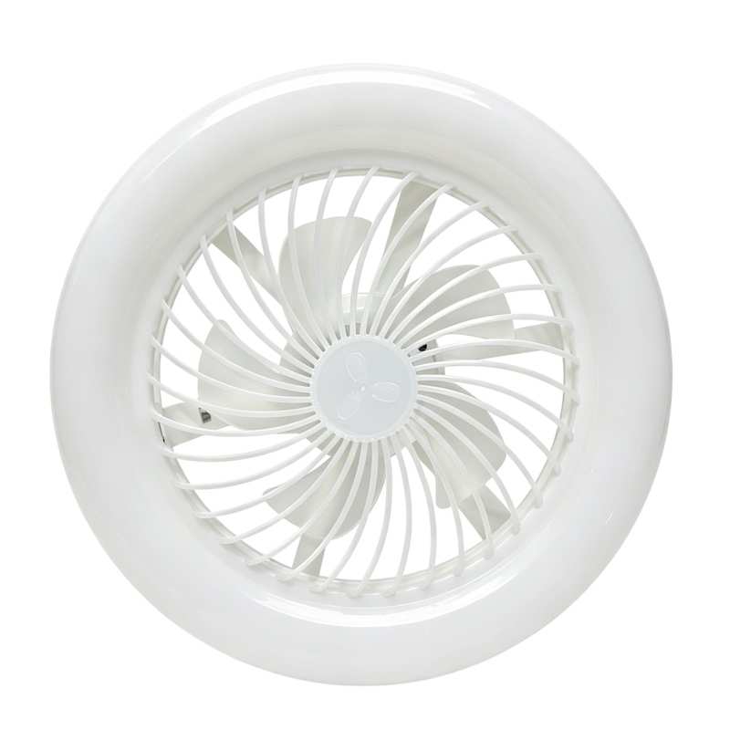 Lámpara led con ventilador, con control remoto, en caja