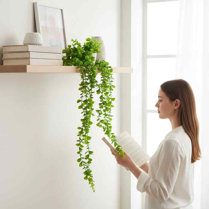 [HF0307] Planta enredadera guía de plástico, PACK x2