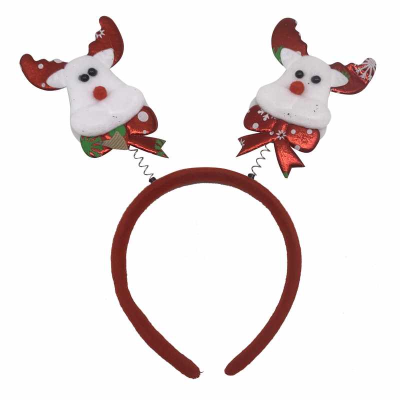 Tiara con aplique navideño, PACKx12 varios diseños