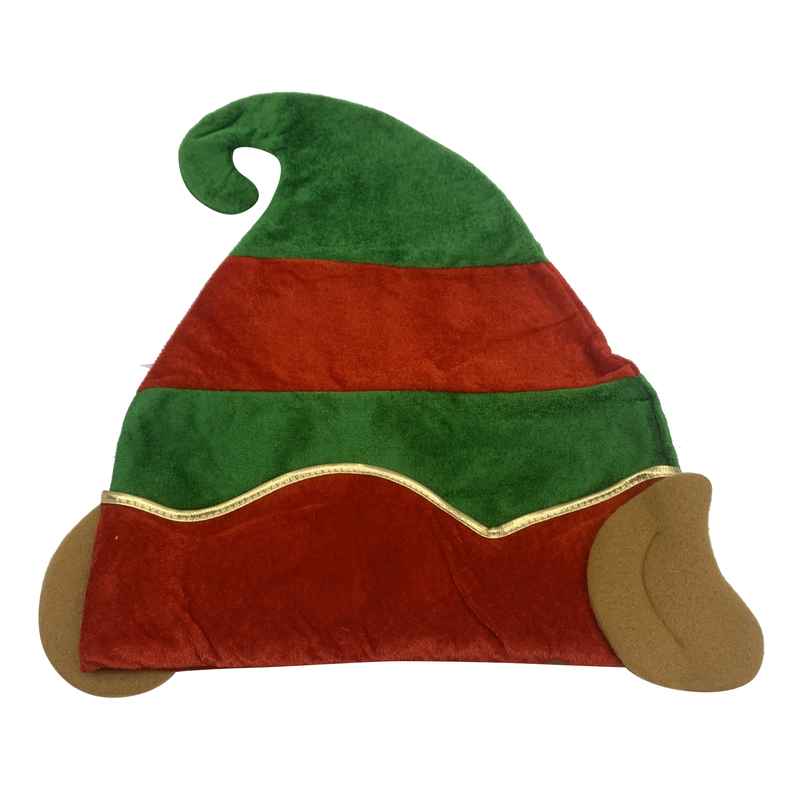 [HN0538] Gorro navideño elfo de fieltro, en bolsa