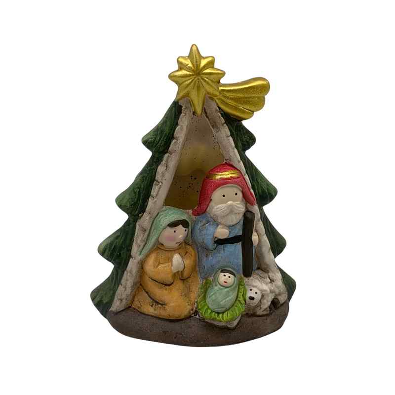 [HN0654] Pesebre Sagrada Familia, en caja