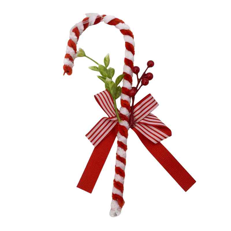 Adorno navideño bastón, en bolsa