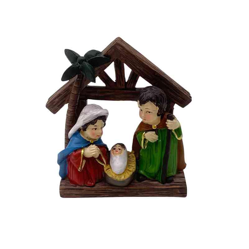 [HN0737] Pesebre Sagrada Familia, en caja