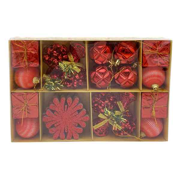 [HN0738] Adorno navideño surtido x25, en caja