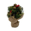 Adorno árbol navideño para mesa, mini