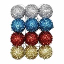 Bolas navideñas x12 3cm, en bolsa, varios colores