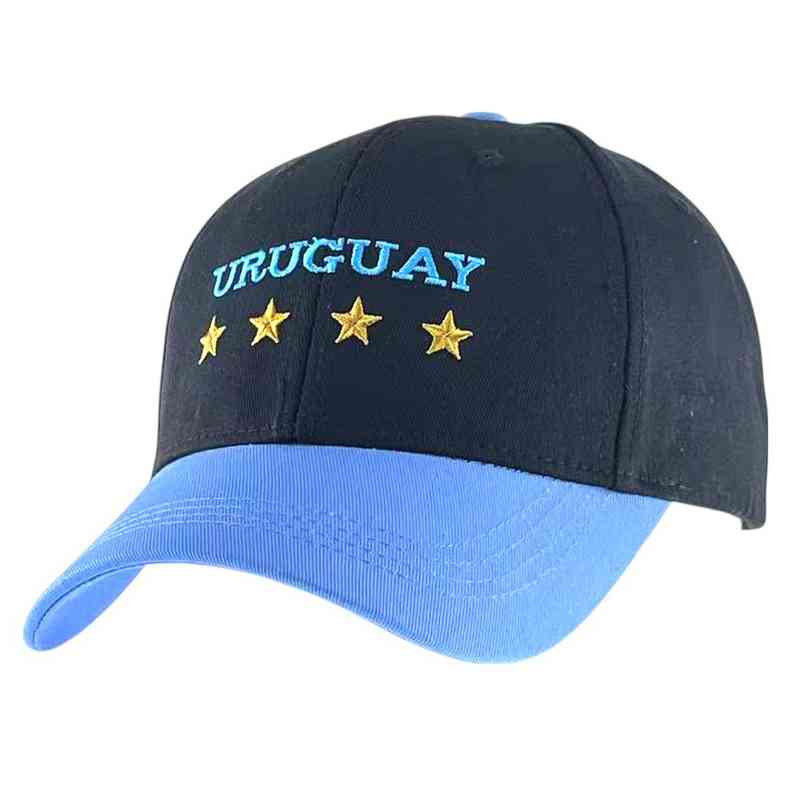 Gorro con visera, Uruguay diseño bordado, Armoric