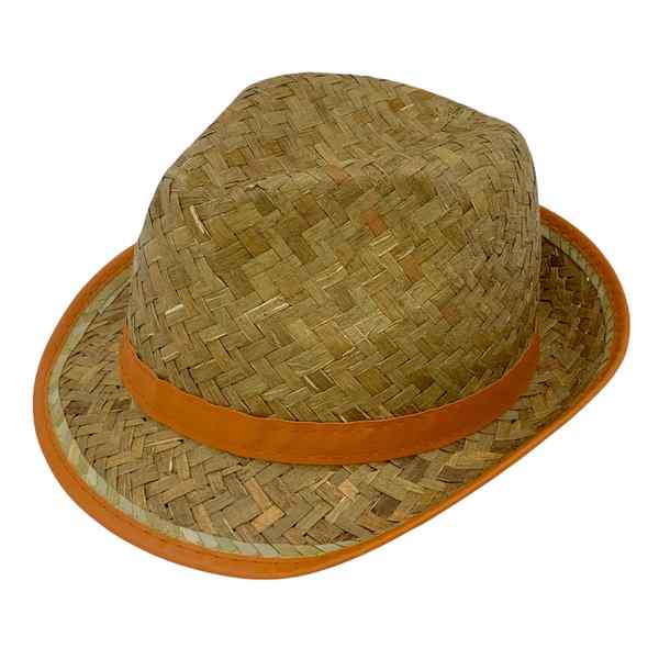 Sombrero para caballero, de fibras naturales
