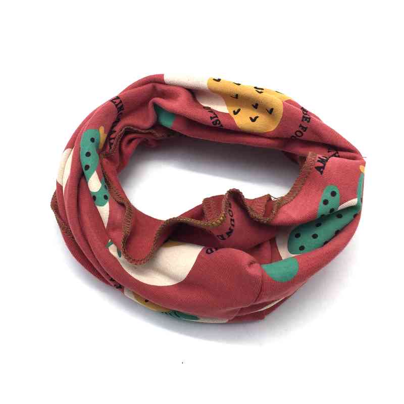 [HV0904] Bufanda infantil cerrada de algodón, varios diseños