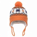 Gorro infantil, tejido forrado con orejeras, varios colores