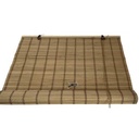 Cortina enrollable de bambú 120x180 color claro, en bolsa