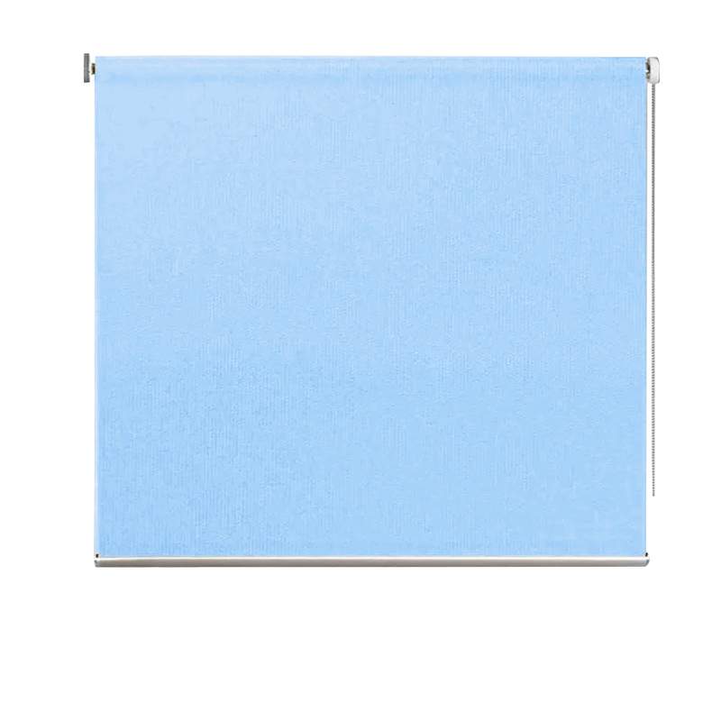 [HV1069CL] Cortina enrollable 90x180, CELESTE en caja de PVC