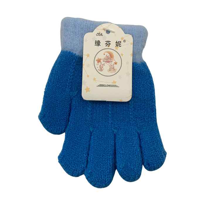 Guantes infantiles, tejidos, varios colores en bolsa