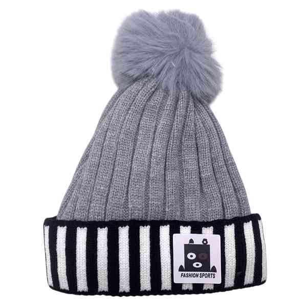 [HV1180] Gorro infantil, tejido forrado, varios colores
