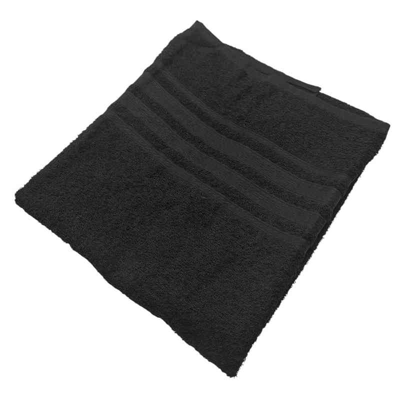 [HV1231B] Toalla de baño, 100% algodón, 65x130cm, 280g, negro, Berlina by Teka