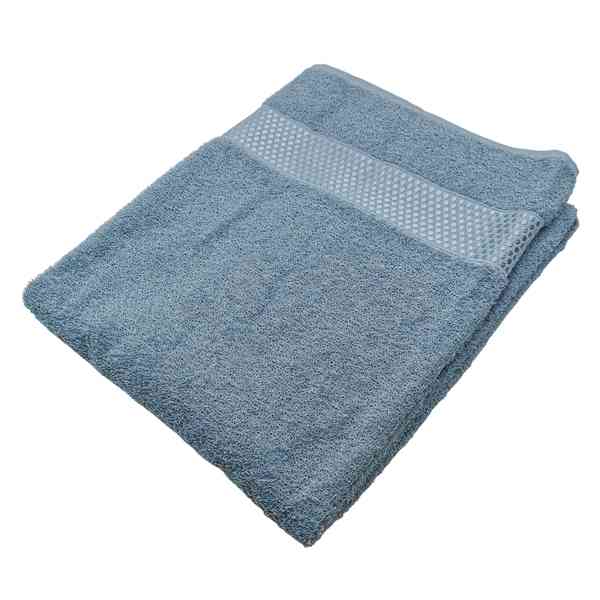 [HV1233C] Toalla de baño, 100% algodón, 70x130cm, 360g, celeste, Berlina by Teka