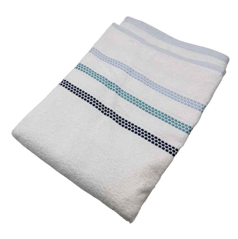 Toalla de baño, 100% algodón, 70x140cm, 450g, blanco, Berlina by Teka