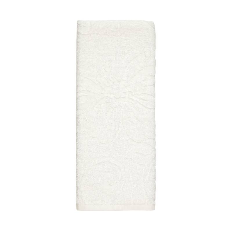 Toalla de baño, 100% algodón, 70x140cm, 450g, jacquard blanco, Berlina by Teka