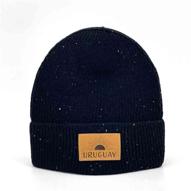 [HV1255B] Gorro de adulto tejido, URUGUAY, jazpeado, Armoric