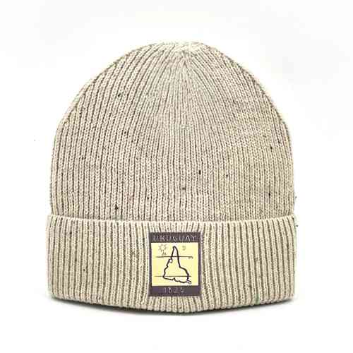 Gorro de adulto tejido, URUGUAY, jazpeado, Armoric