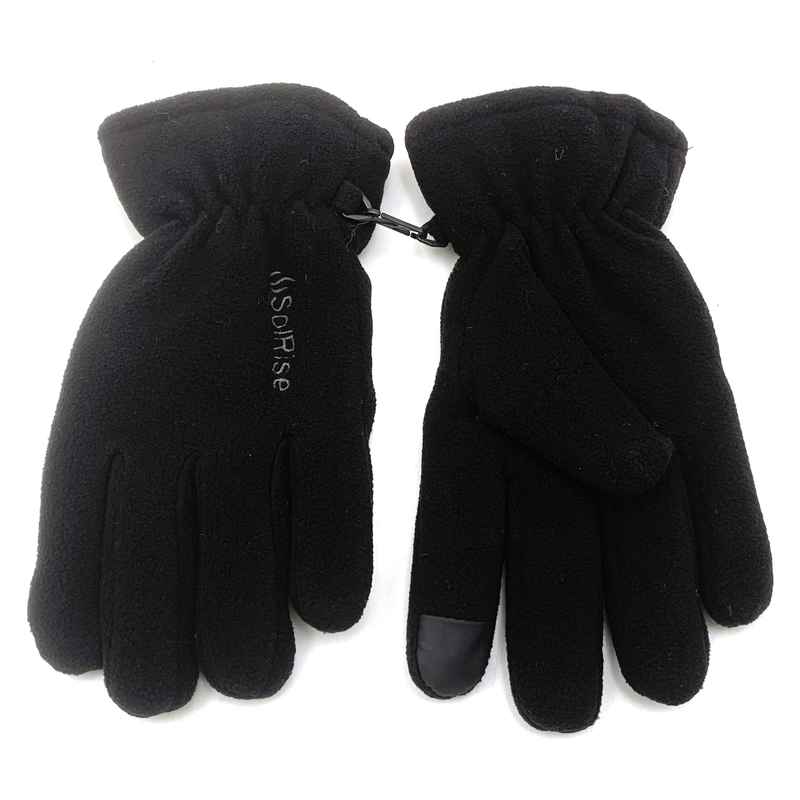 Guantes de adulto, polar, 1 dedos touch, 2 colores