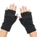 Guantes de adulto, tejido, sin dedos, 2 colores