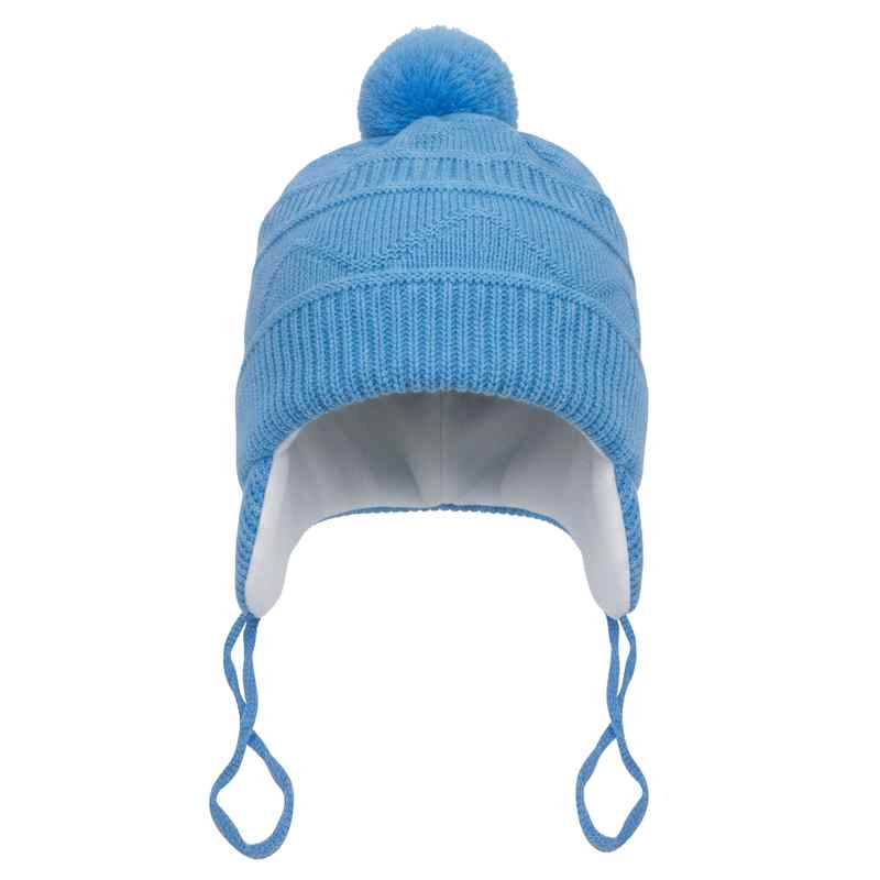 [HV1294] Gorro infantil, tejido forrado con orejeras, varios colores