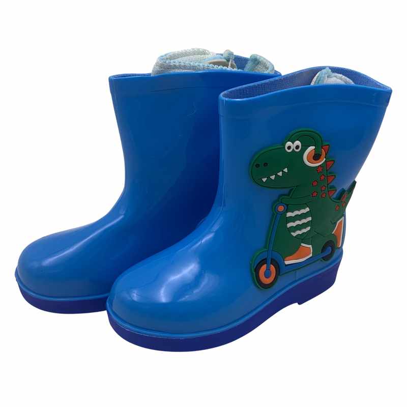 [HV1306] Botas de lluvia de PVC, forradas, 2 colores