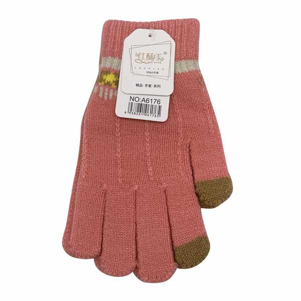 [HV1308] Guantes de adulto, tejidos, 2 dedos touch, varios colores
