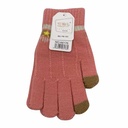 Guantes de adulto, tejidos, 2 dedos touch, varios colores