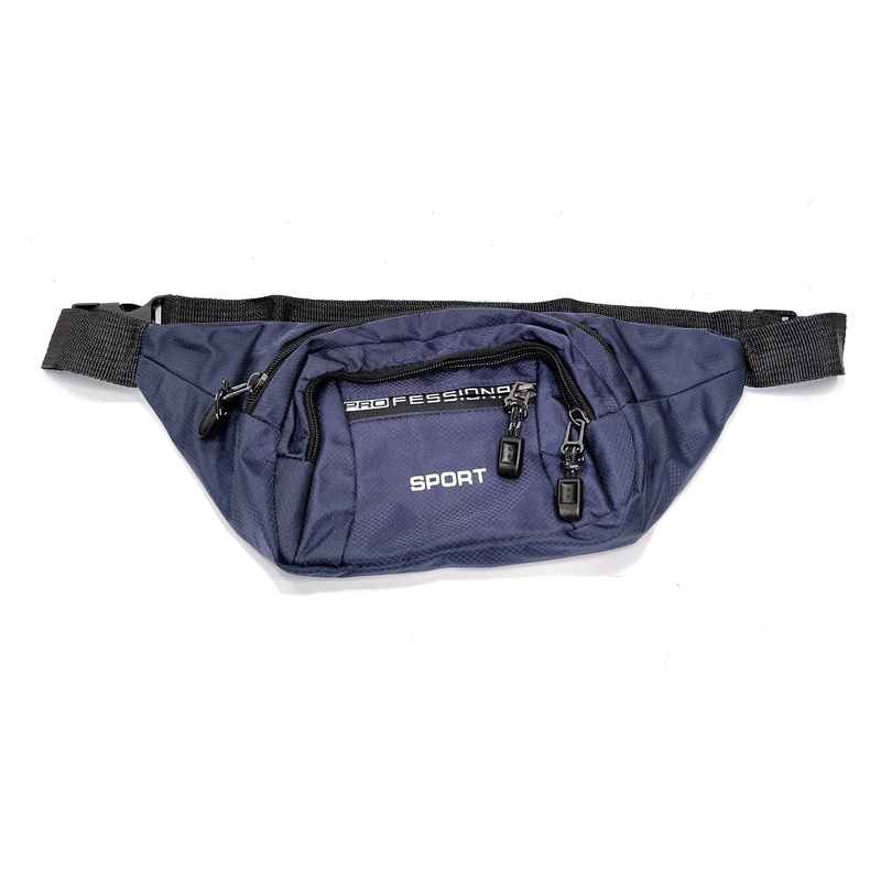 [HW1101] Riñonera de poliéster con 3 cierres, en bolsa varios colores