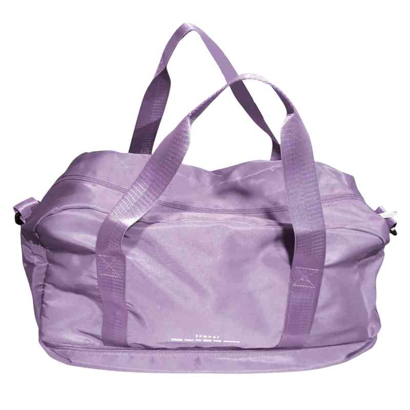 [HW1103] Bolso deportivo con asas y correa, bolsillo en la base, enganche para valija, en bolsa varios colores