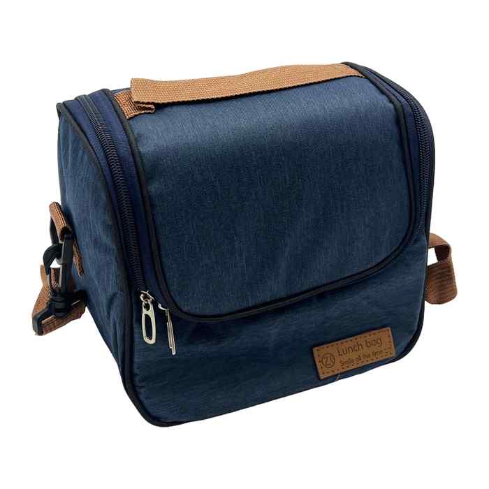 [HW1137] Bolso lunchera de poliéster, aislante térmico, con cierre, varios colores