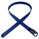 Cinturón de tela para caballero con hebilla de metal regulable, en bolsa varios colores
