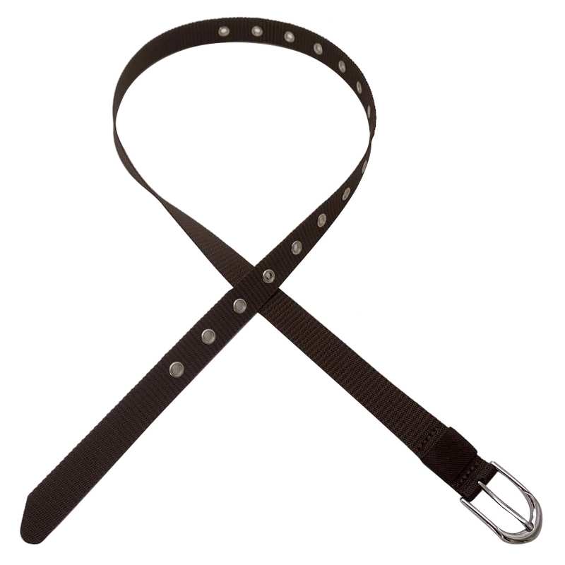 [HW1143] Cinturón de tela con hebilla de metal, en bolsa, varios colores