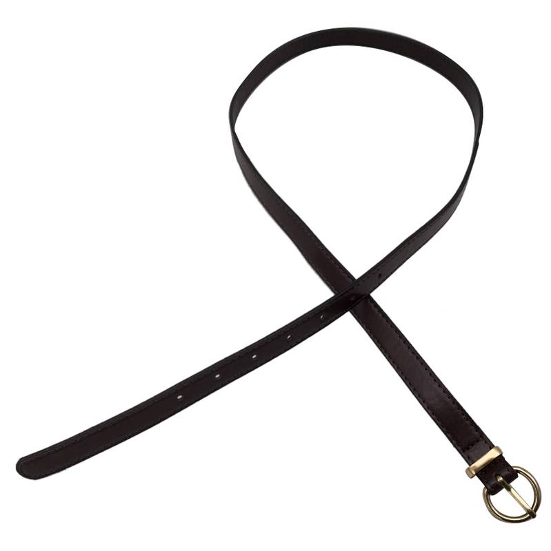 [HW1145] Cinturón de PU para dama hebilla metal, en bolsa