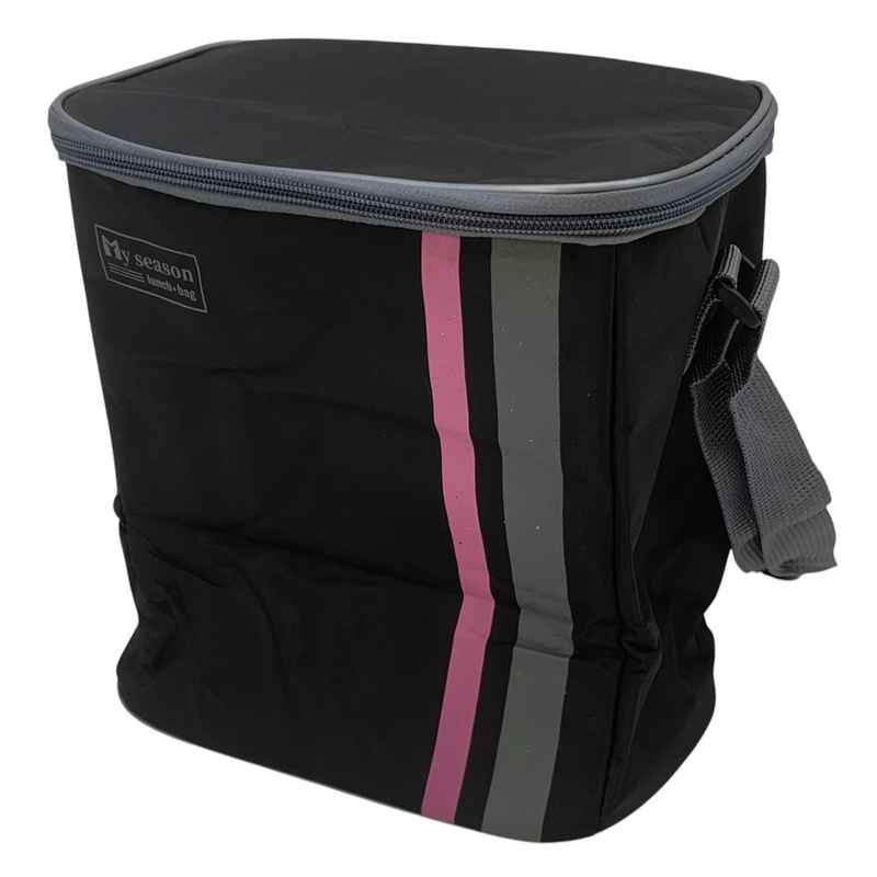 [HW1202] Bolsa lunchera de tela, aislante térmico, con cierre, varios colores