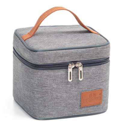 [HW1203] Bolso lunchera de tela, aislante térmico, chica varios colores