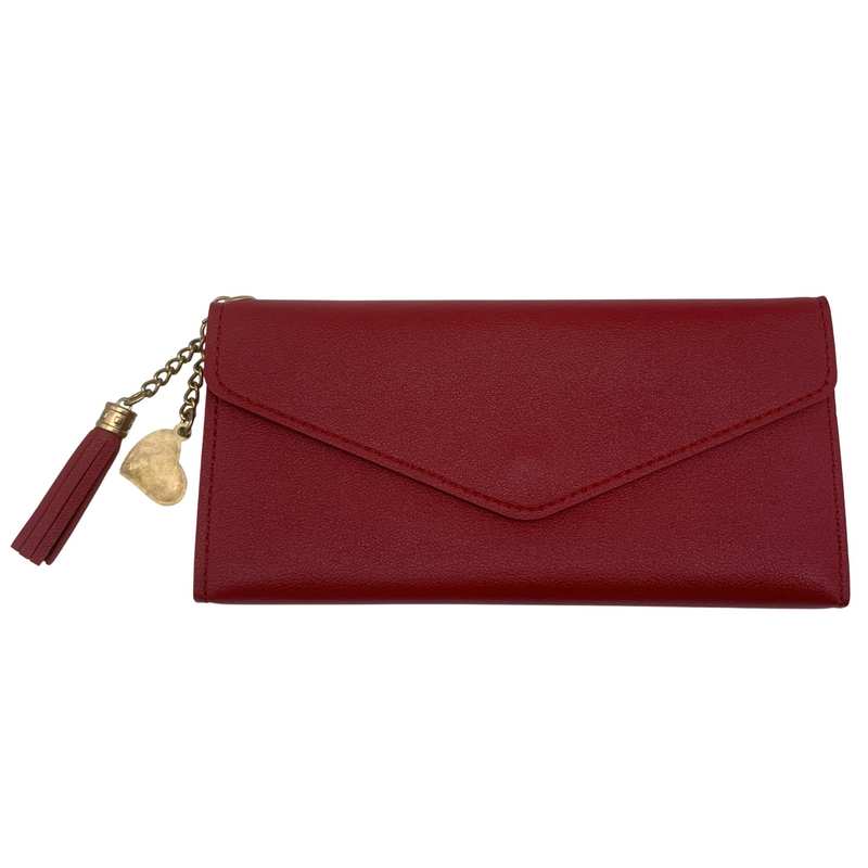 [HW1218] Billetera de dama de PU con broche, varios colores