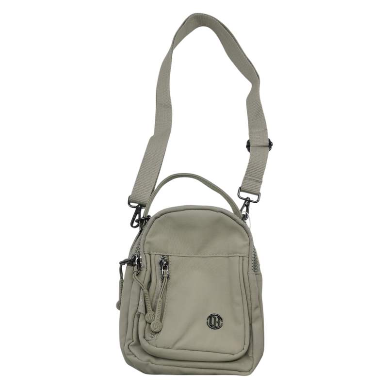 [HW1245] Cartera de tela avión, con correa y bolsillos, en bolsa, varios colores